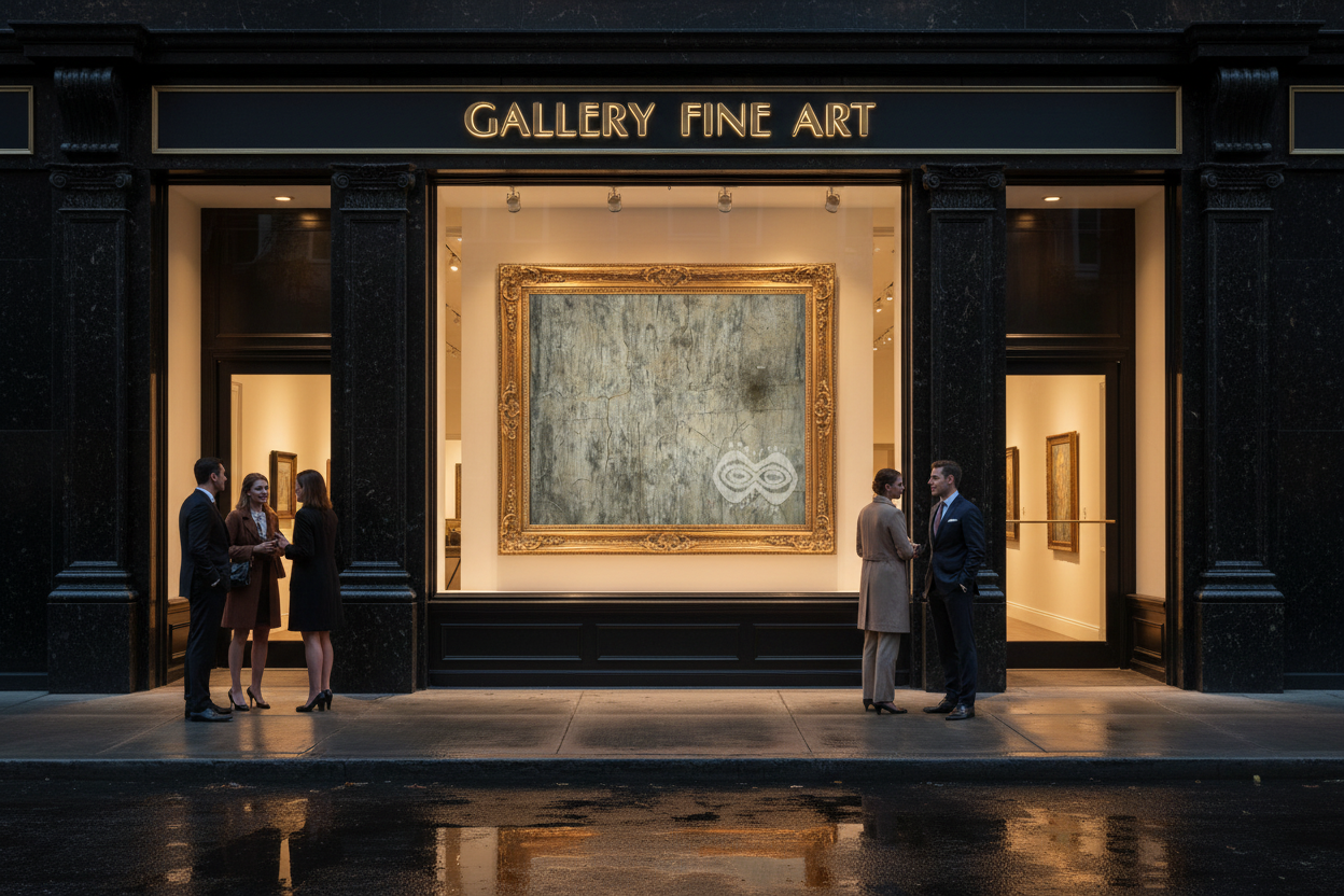 Gallery Fine Art evening horizontal with February artwork