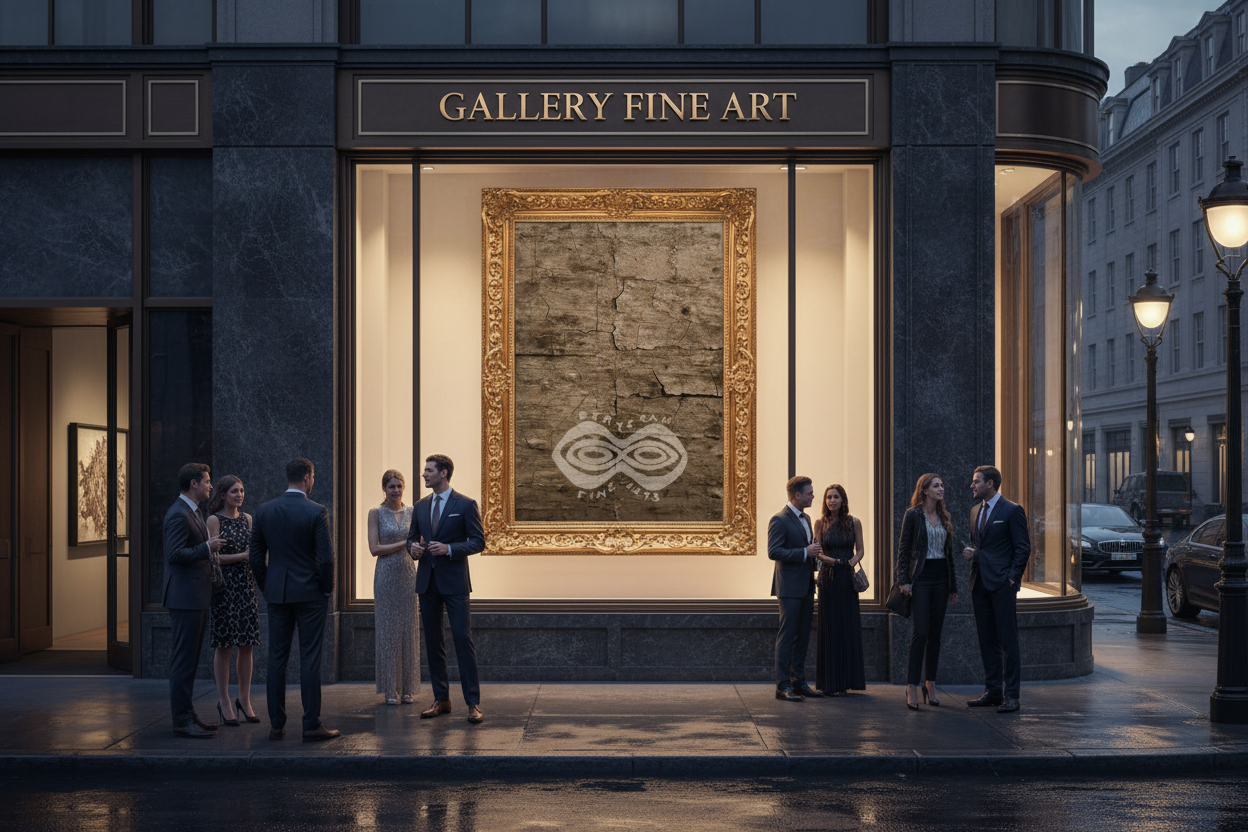 Gallery Fine Art evening with March artwork