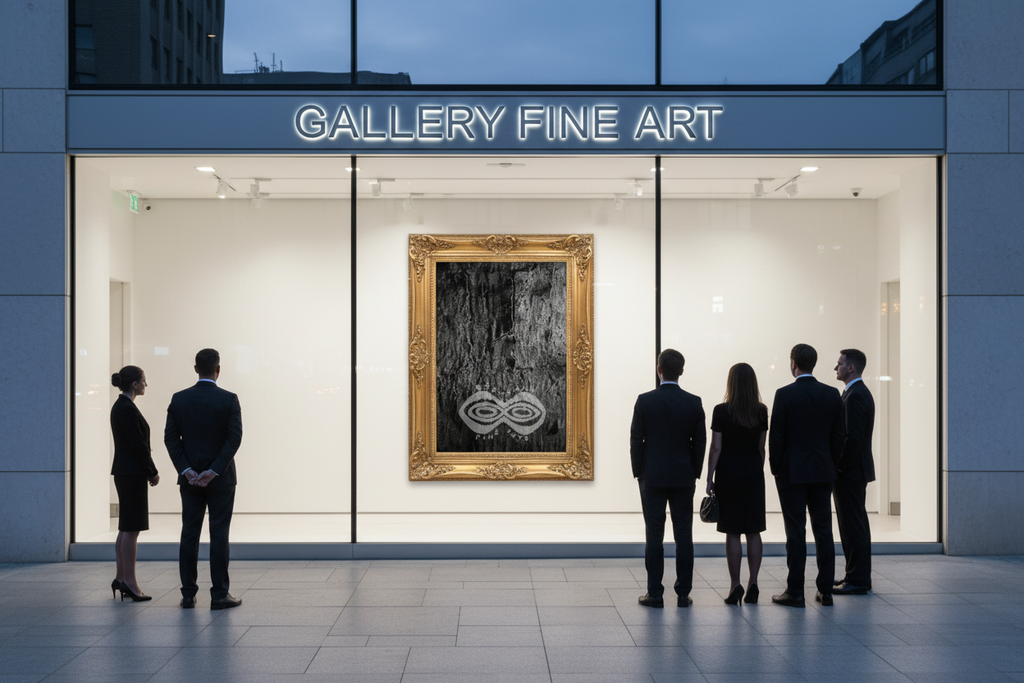 Modern Gallery Fine Art evening with May artwork